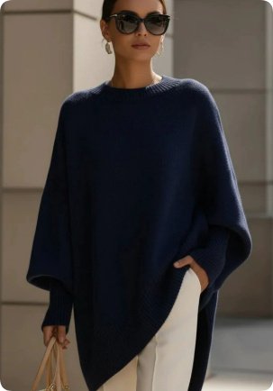 Women's Thick Knitted Pullover Sweater Loose Fit Round Neck Casual All-Match Top For Autumn Winter - Image 6