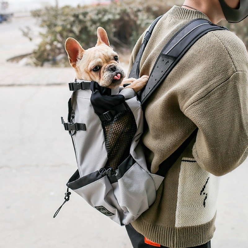 Pet Dog Carrier Bag Carrier For Dogs Backpack Out Double Shoulder Portable Travel Backpack Outdoor Dog Carrier Bag Travel - Image 6